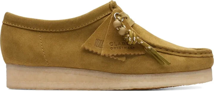 Wallabee "Mid Green" derby shoes