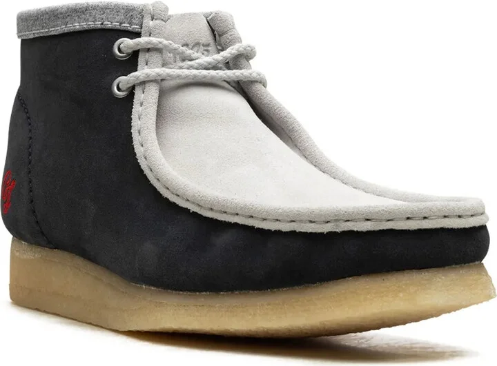 Wallabee "Navy/Grey" suede boots - Image 2