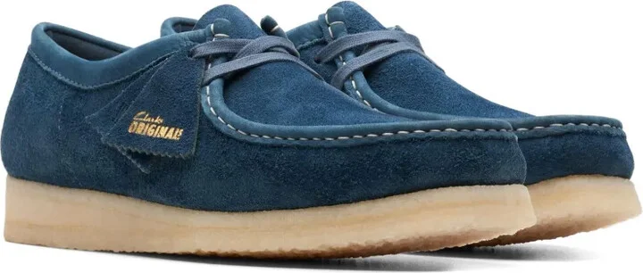 Wallabee "Navy/Teal" derby shoes - Image 2