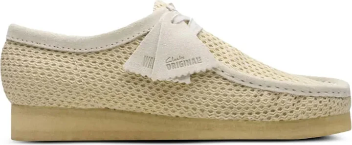 Wallabee "OFF WHITE MESH" desert boots
