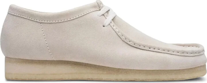 Wallabee "OFF WHITE SUEDE" desert boots