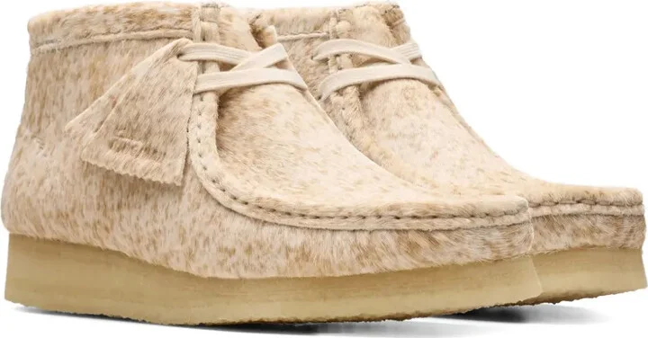 Wallabee "Speckled Hair On" derby shoes - Image 2