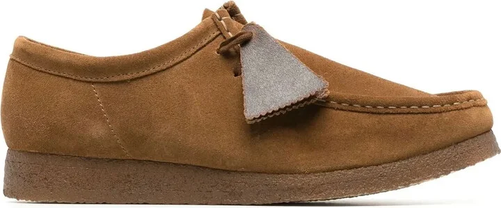 Wallabee suede loafers