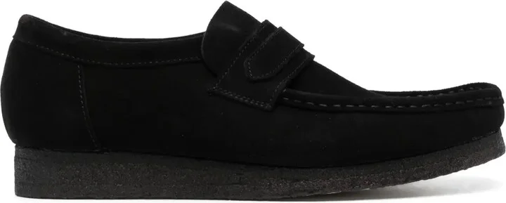 Wallabee suede loafers