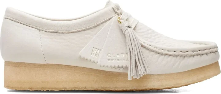 Wallabee "White Nubuck" loafers