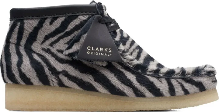 Wallabee "Zebra Print" boots