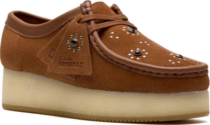 Brown/ Orange Suede