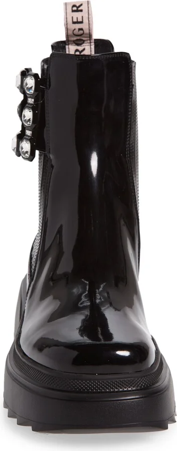 Wallaviv Crystal Buckle Chelsea Boot - Image 4