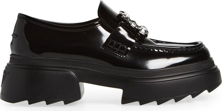 Wallaviv Crystal Buckle Loafer - Image 3
