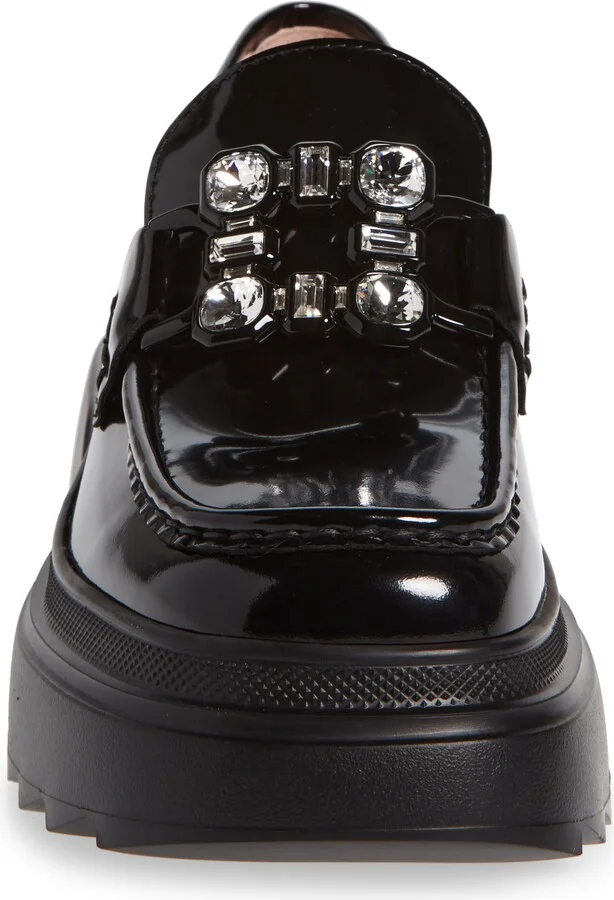 Wallaviv Crystal Buckle Loafer - Image 4