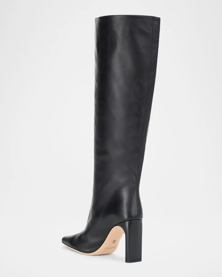 Wally Leather Knee-High Boots - Image 11