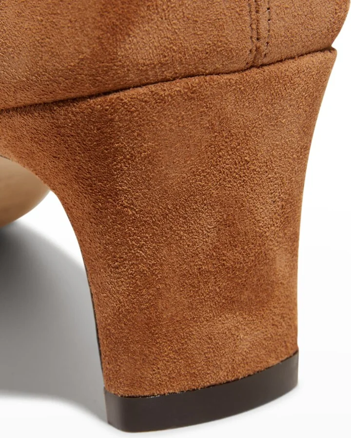Wally Suede Patchwork Tall Boots - Image 10