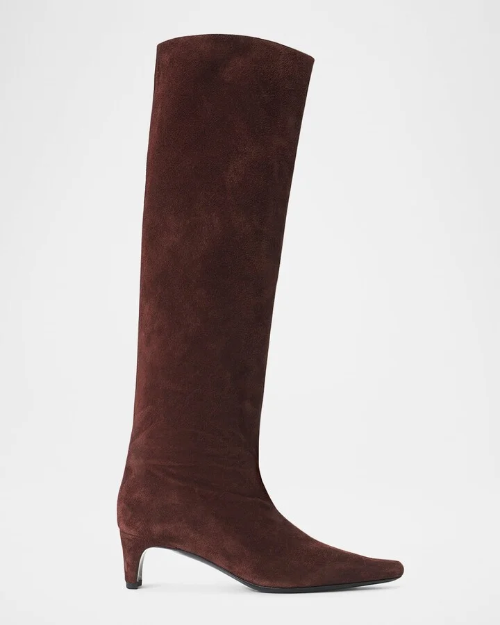Wally Suede Patchwork Tall Boots