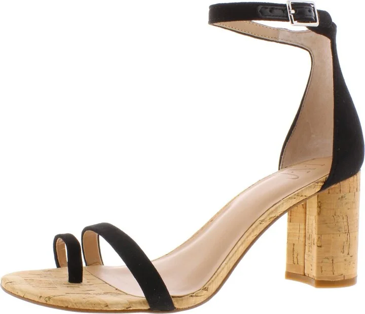 Wanada Womens Block Heel Ankle Strap Dress Sandals