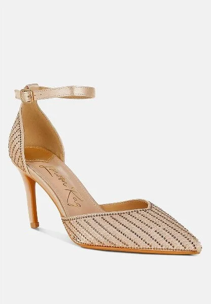 Wanda Pearls & Sequins Embellished Stiletto Sandals Women - Image 2