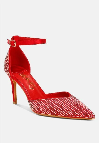 Wanda Pearls & Sequins Embellished Stiletto Sandals Women - Image 4