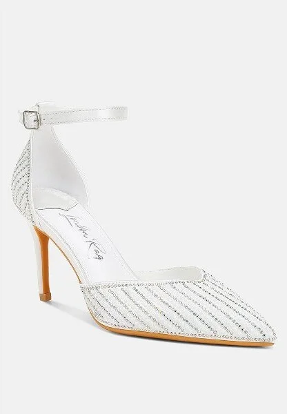 Wanda Pearls & Sequins Embellished Stiletto Sandals Women - Image 5