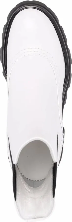 Wander ridged-sole leather boots - Image 4