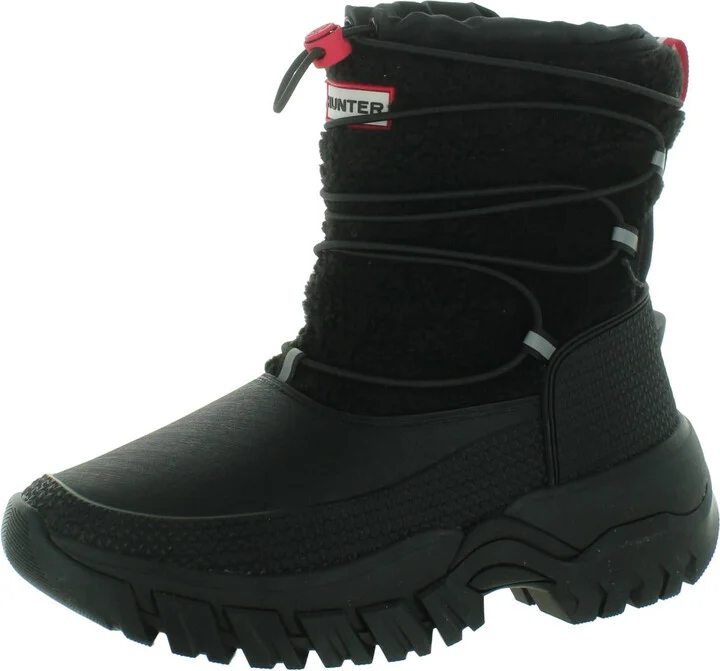 Wanderer Short Womens Faux Fur Cold Weather Winter & Snow Boots