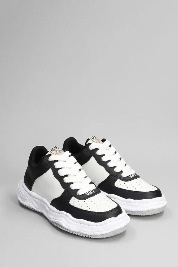Waney Sneakers In Black Leather - Image 2