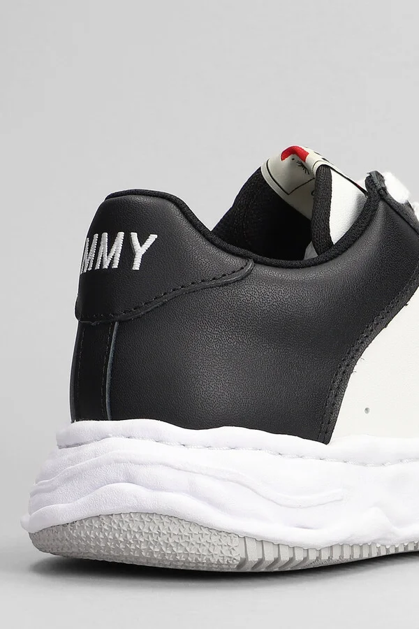 Waney Sneakers In Black Leather - Image 5