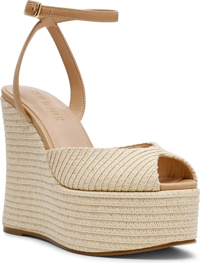 Wanona Ankle Strap Peep Toe Platform Wedge Sandal