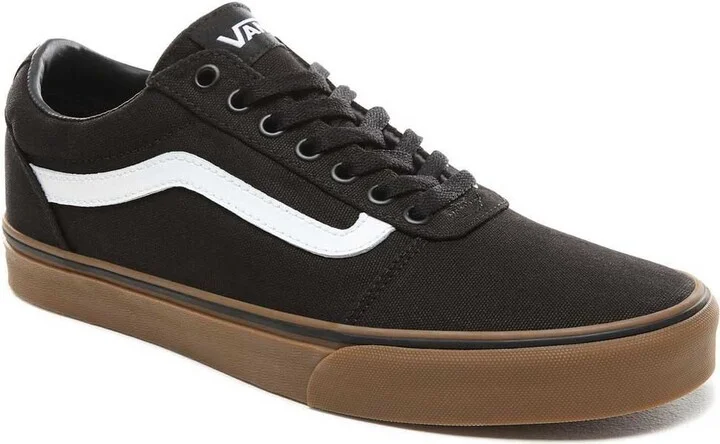 Ward VN0A36EM7HI Sneaker Men's Black Gum Lace Up Skateboard Shoes