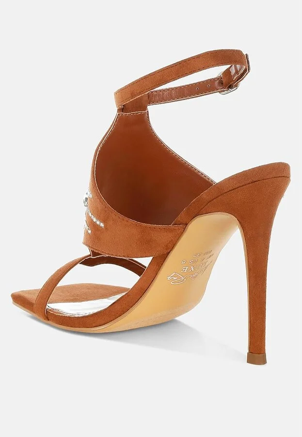 Warda Jeweled Shiny Stiletto Heels - Image 4
