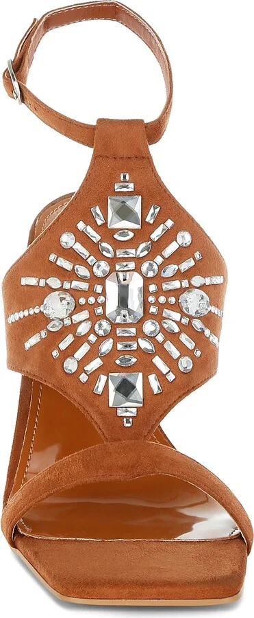 Warda Rhinestone Ankle Strap Sandal - Image 3