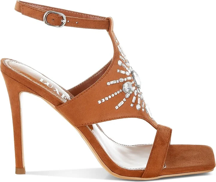 Warda Rhinestone Ankle Strap Sandal - Image 4