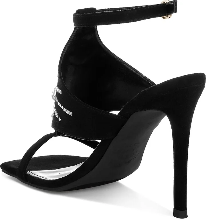 Warda Rhinestone Ankle Strap Sandal - Image 8