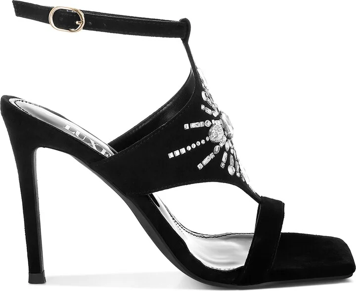 Warda Rhinestone Ankle Strap Sandal - Image 10