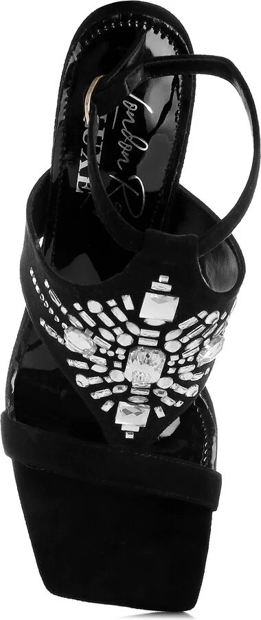 Warda Rhinestone Ankle Strap Sandal - Image 11