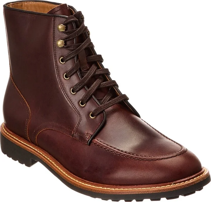 Warfield & Grand Apron Toe Leather Boot