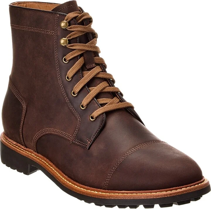 Warfield & Grand Cap Toe Leather Boot
