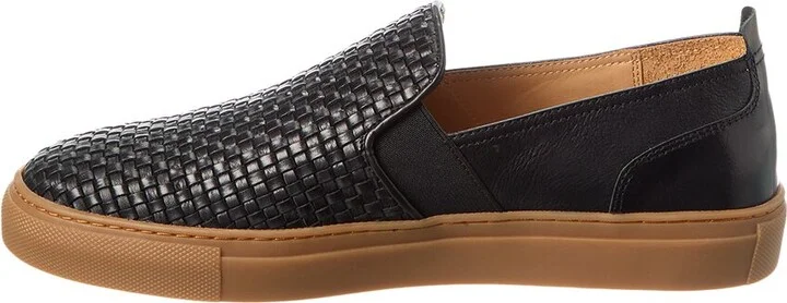 Warfield & Grand Woven Leather Slip-On Sneaker - Image 2
