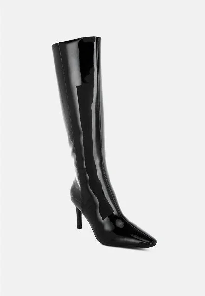 Warley Patent Faux Leather Calf Boots Women - Image 2