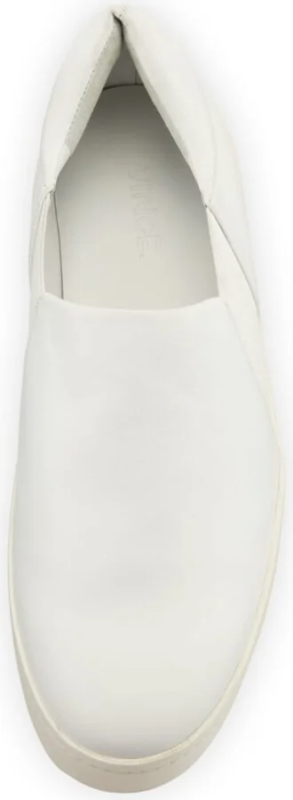 Warren Leather Platform Skate Sneakers, Plaster White - Image 3