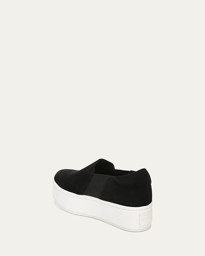 Warren Suede Platform Skate Sneakers - Image 2