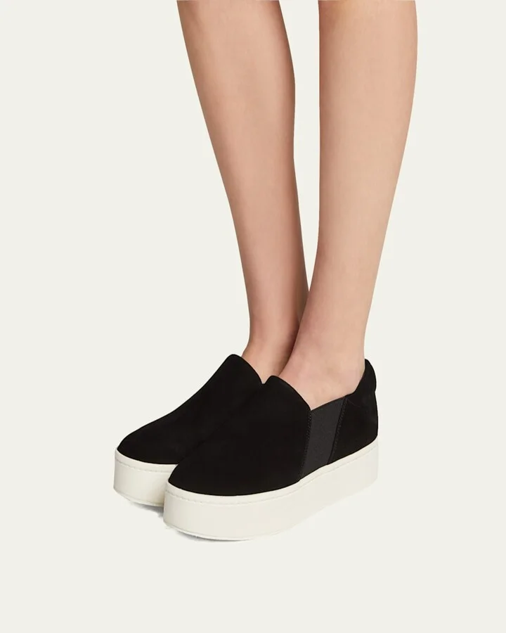 Warren Suede Platform Skate Sneakers - Image 5
