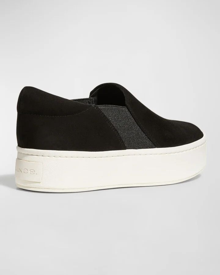 Warren Suede Platform Skate Sneakers - Image 2