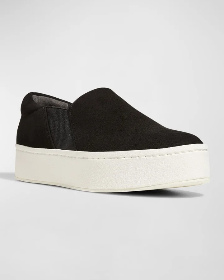 Warren Suede Platform Skate Sneakers - Image 4