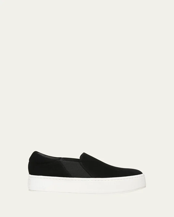Warren Suede Platform Skate Sneakers