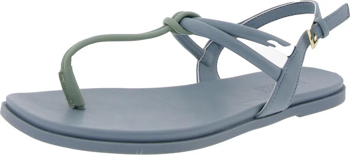 Warren Womens Thong Ankle Strap T-Strap Sandals