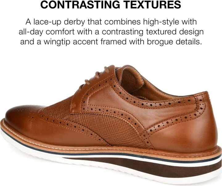 Warrick Wingtip Derby - Wide Width - Image 8