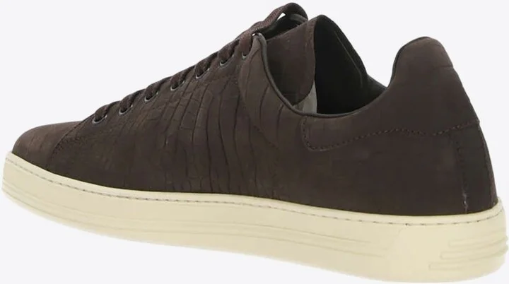 Warwick Croc-Nubuck Low-Top Sneaker - Image 2