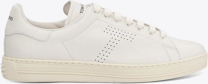 Warwick Perforated Logo Leather Sneakers