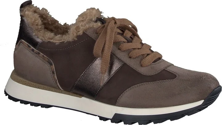 Wasa Faux Fur Trim Sneaker