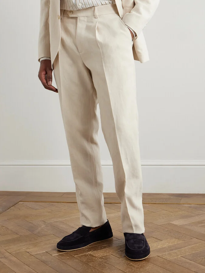 Washed-Suede Penny Loafers - Image 2