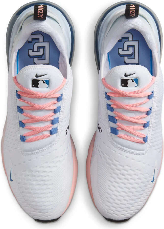 Washington Nationals Nike Men's Air Max 270 Shoes in White | HQ8002-100 - Image 4